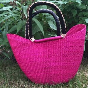COPY - COPY - Handwoven U shopper bag